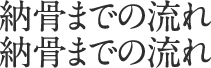 納骨までの流れ